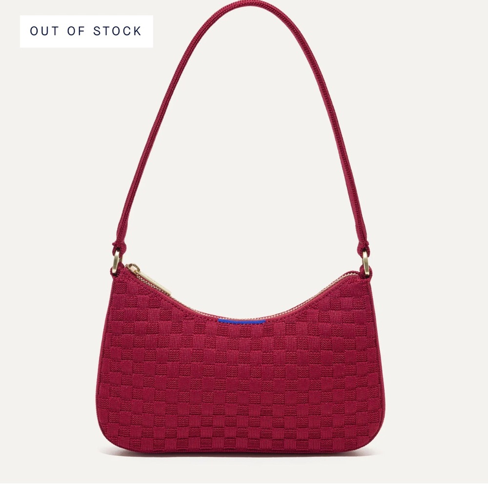 Rothy’s The Mini Shoulder Bag in Cranberry